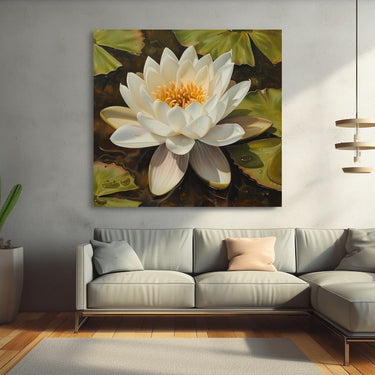 Lotus Flower Canvas Painting